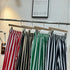 Ladies Wide Leg Stripes Long Trousers